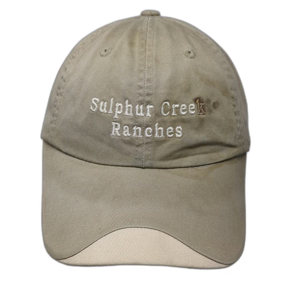 Port Authority Baseball Cap Brown One Size Sulphur Creek Ranches Field Trial Hat